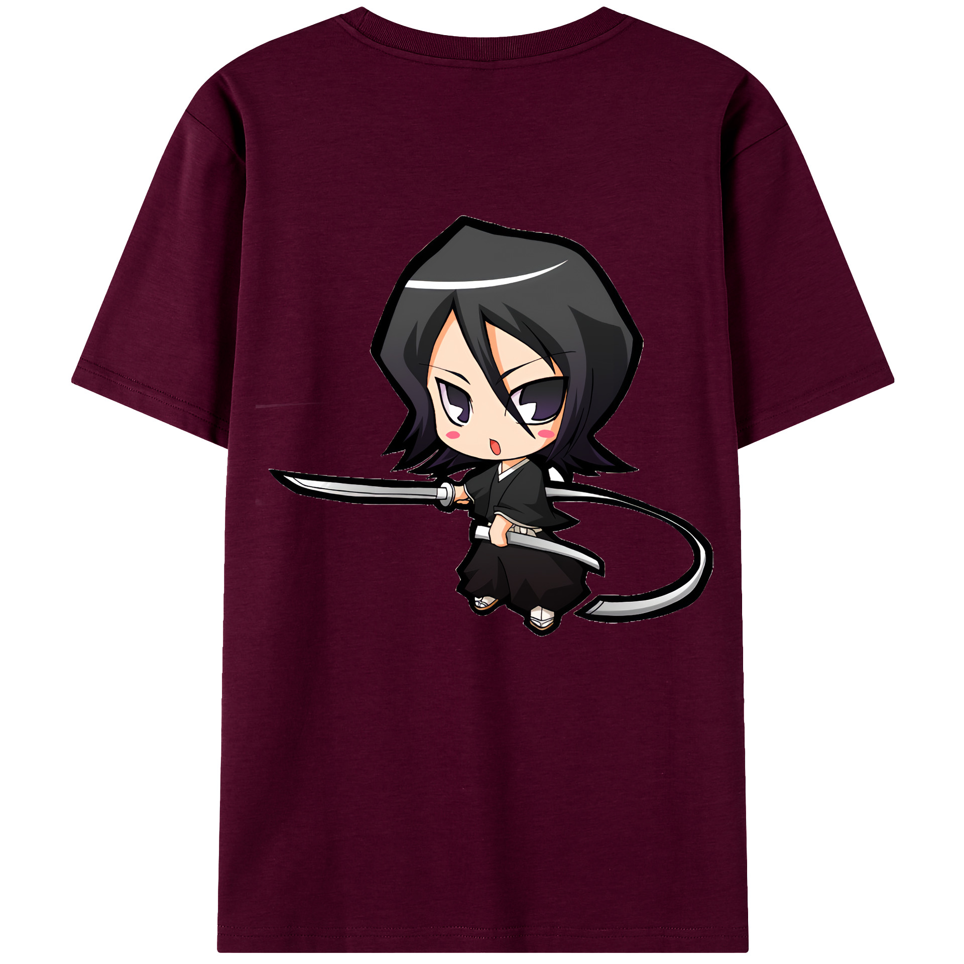 （画像用） ブリーチ 朽木ルキア BLEACH Kuchiki Rukia レディース半袖Tシャツ(バックプリント)